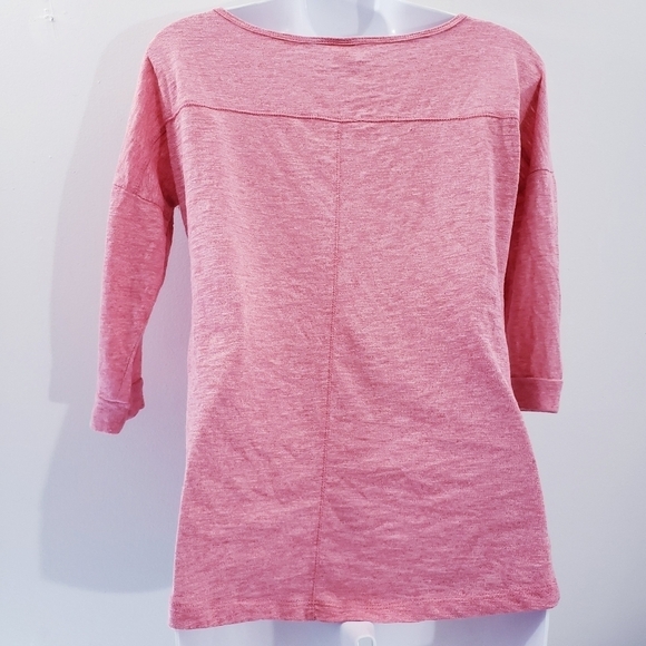 Time out Los Angeles 3 quarter sleeve top L - Picture 5 of 8